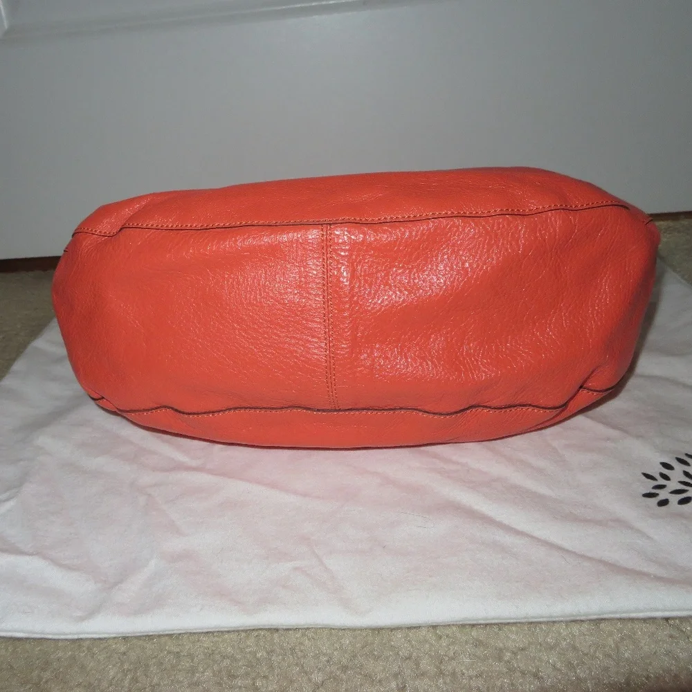 Mulberry Medium Daria Coral Leather Hobo Bag